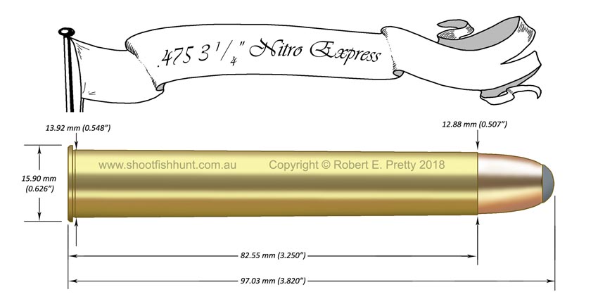 .475 3.25″ Nitro Express (.475NE) .475 3.25″ Nitro Express (.475NE)